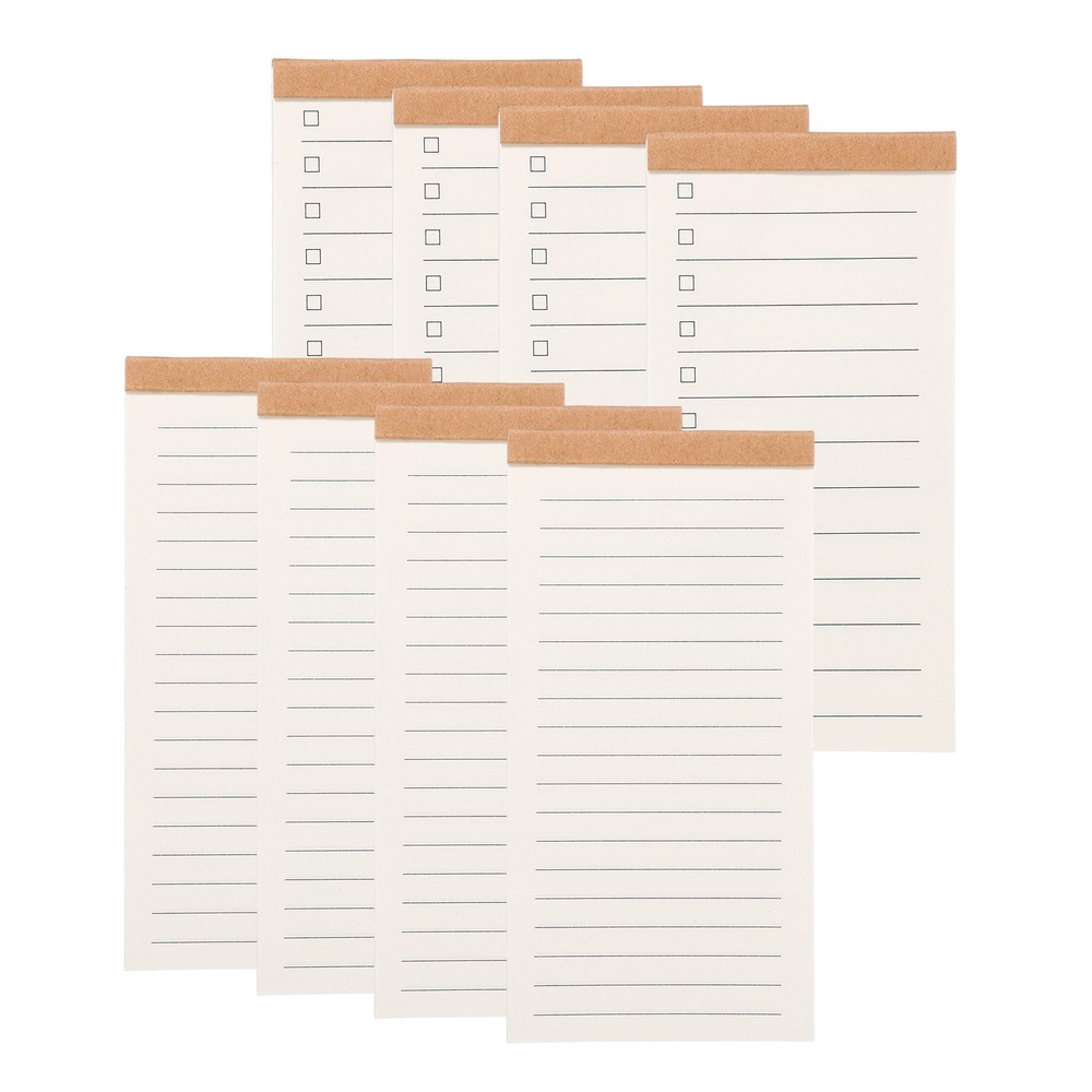 8 Pcs Small Notepads Portable Field Notes for Work Office,Grid/Planner
