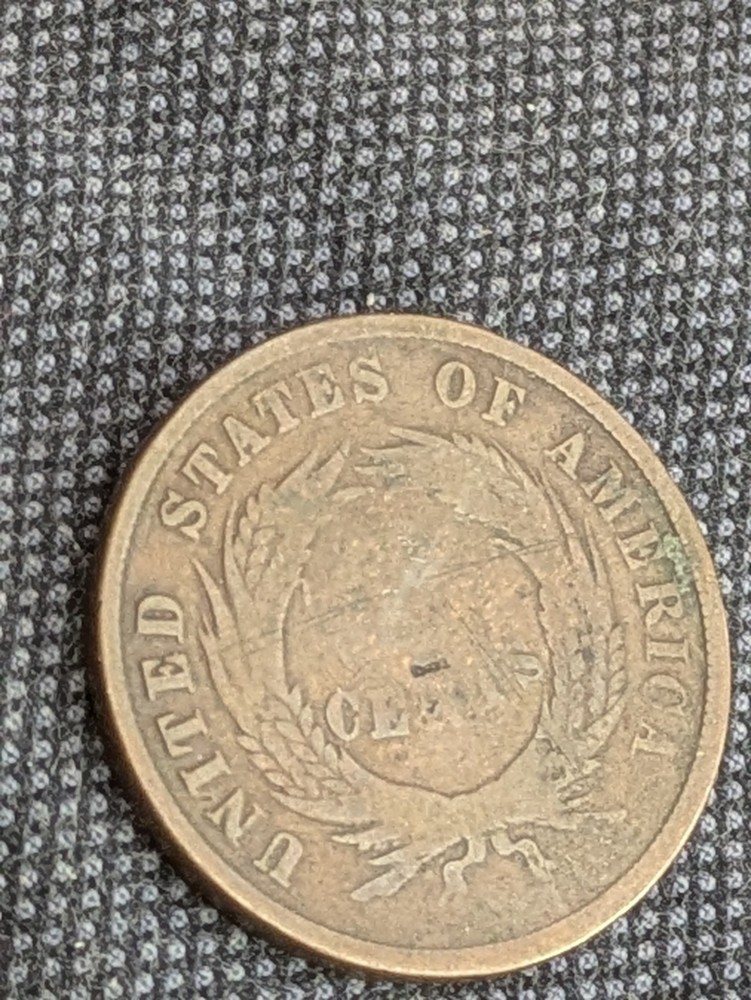 1864 Two  Cents  Coin Copper Small /Large ?