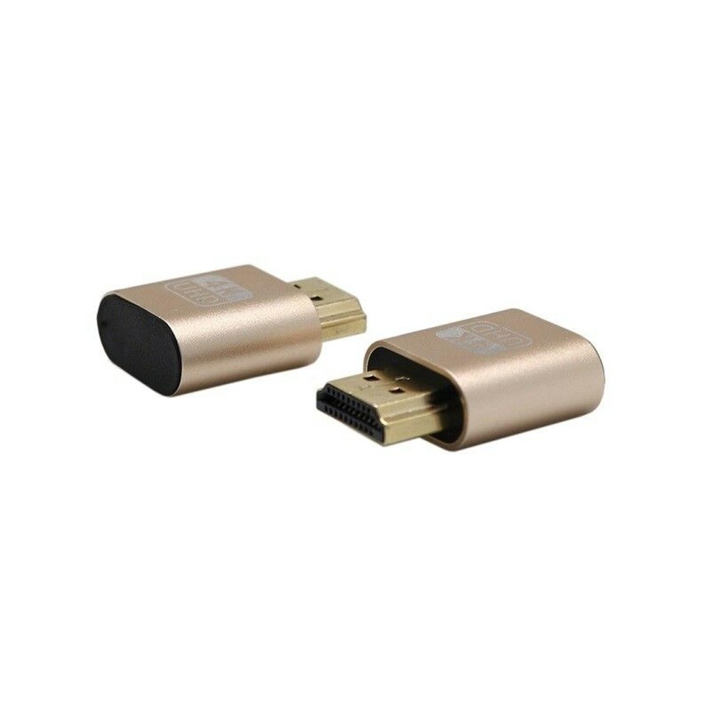 2Pack HDMI Dummy Plug Headless Ghost Fake Display Emulator Module 4K 1920x1080 A
