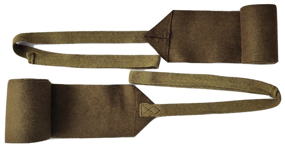 WWI GERMAN WOOL PUTTEES BOOTS WRAPS