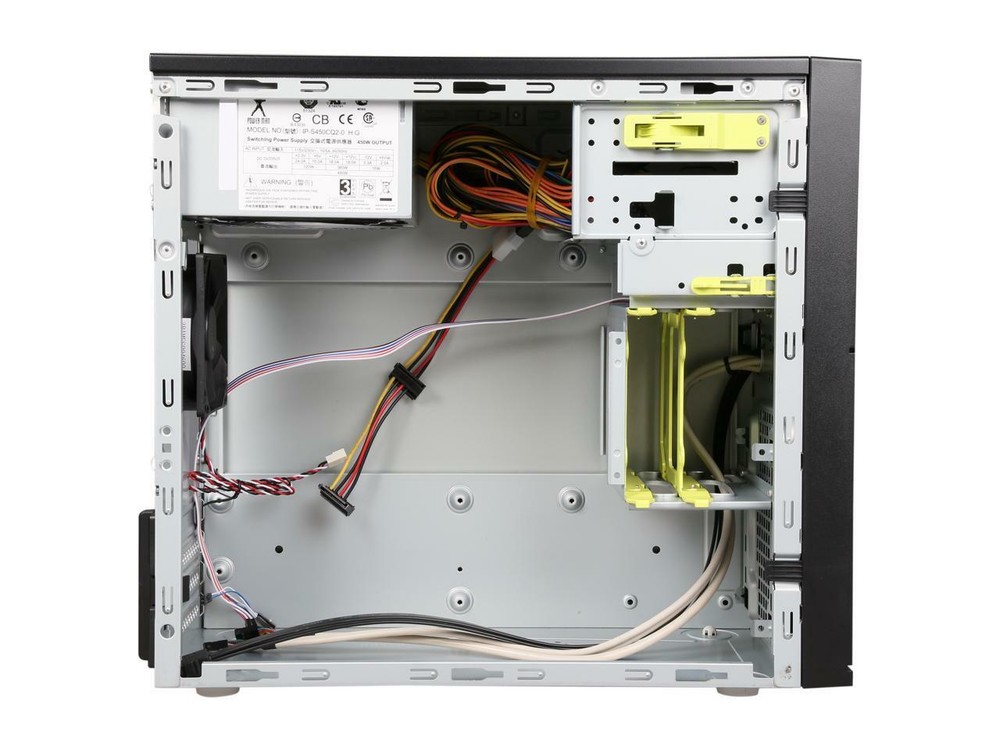 IN WIN Black Mini Tower Computer Case MicroATX Form Factor EFS052.CH450TB3