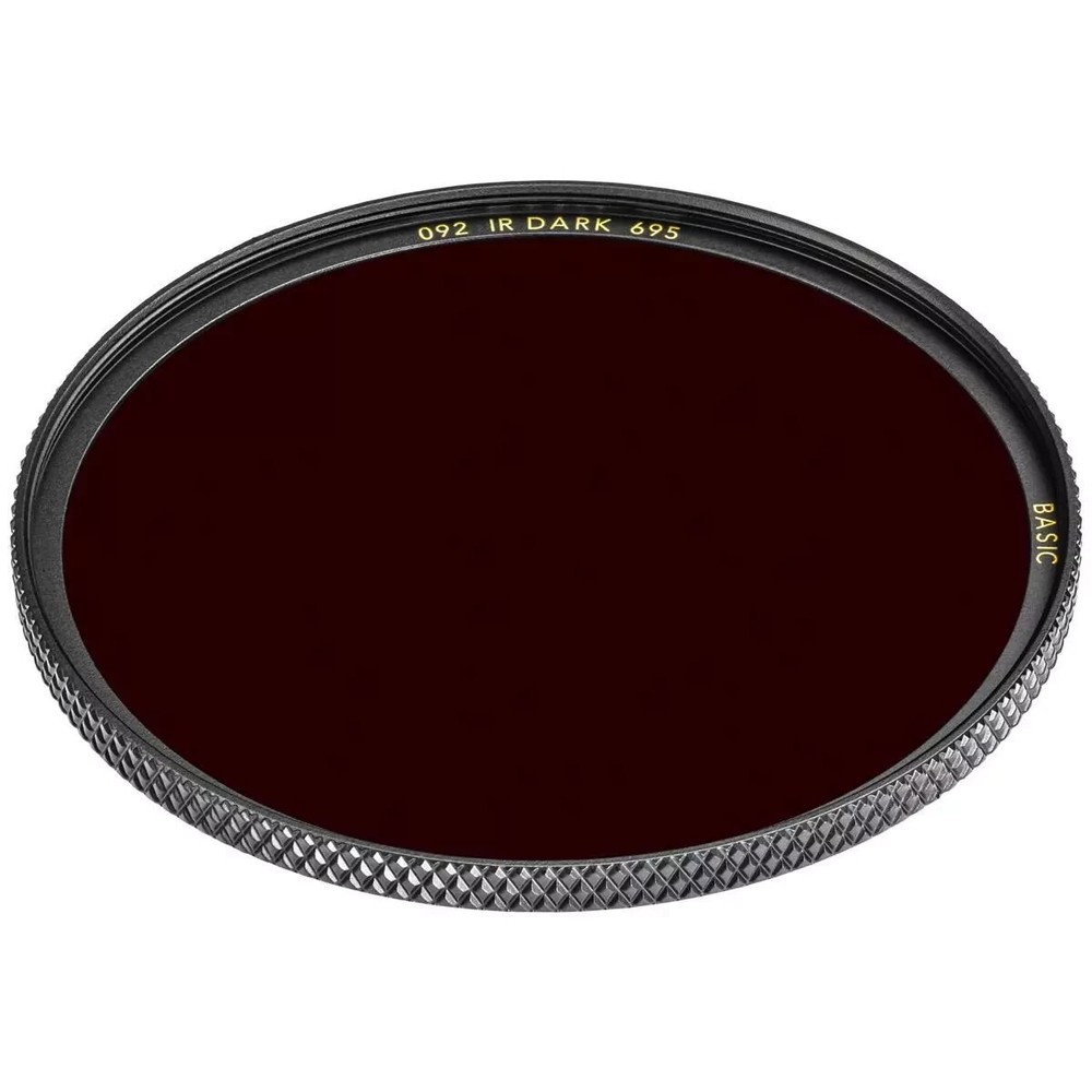B + W 77mm Basic 092 Infrared Filter, Dark Red 695 #65-1102768