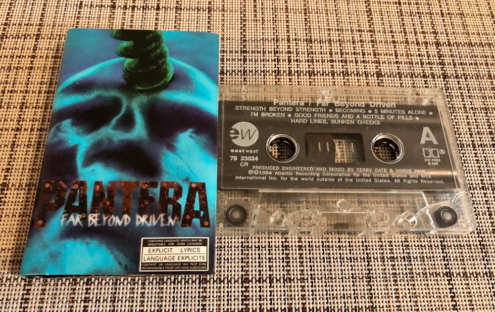 PANTERA «FAR BEYOND DRIVEN» CASSETTE (Canada-A4 92302) TESTED