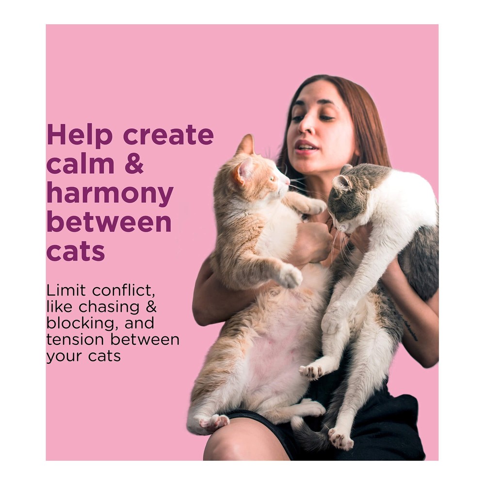 Comfort Zone Calming For Single and Multi-Cat Homes, Cat Pheromone, Single Diffu