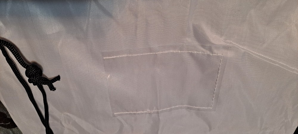 10 White String Backpacks 16.5x12.5