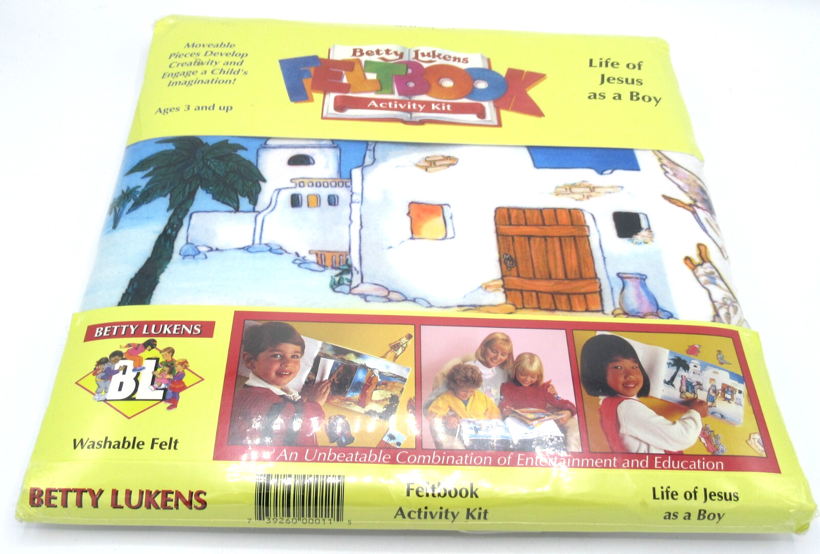 Betty Lukens Felt Book Activity Kit LIFE OF JESUS AS A BOY Sealed Package NEW