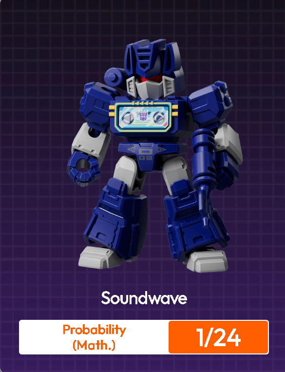 Blokees Transformers Defender Version 03 Mini Model Kit Soundwave 1/24
