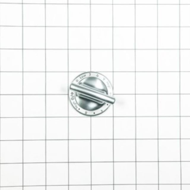 Whirlpool Range Dual Burner Knob (Stainless) WP74011631
