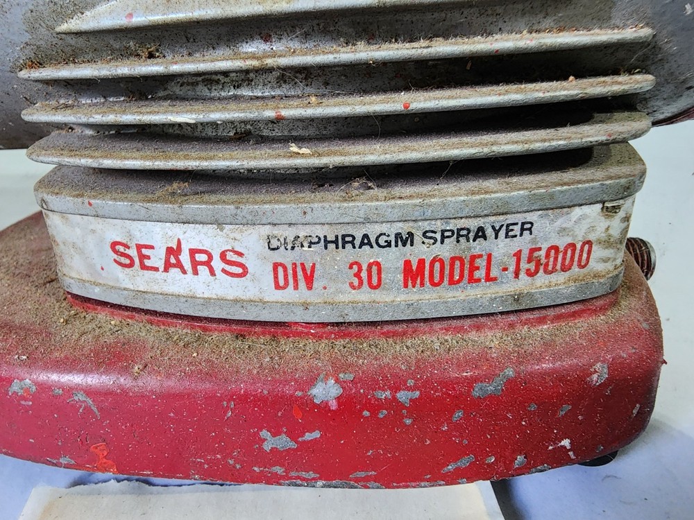 Sears 15000 Diaphragm Pump Sprayer