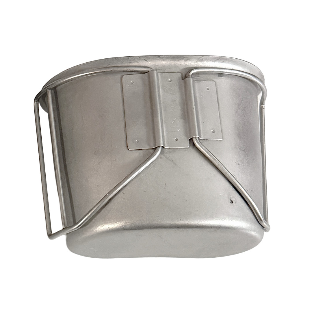 USGI Stainless Steel Canteen Cup + MOLLE II ACU Canteen/Utility Pouch