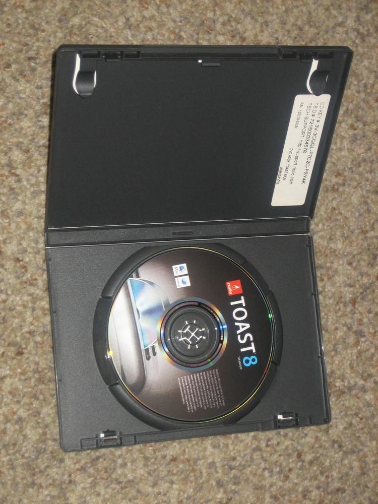 Roxio Toast 8 Titanium Software For for Mac - Pre-Owned