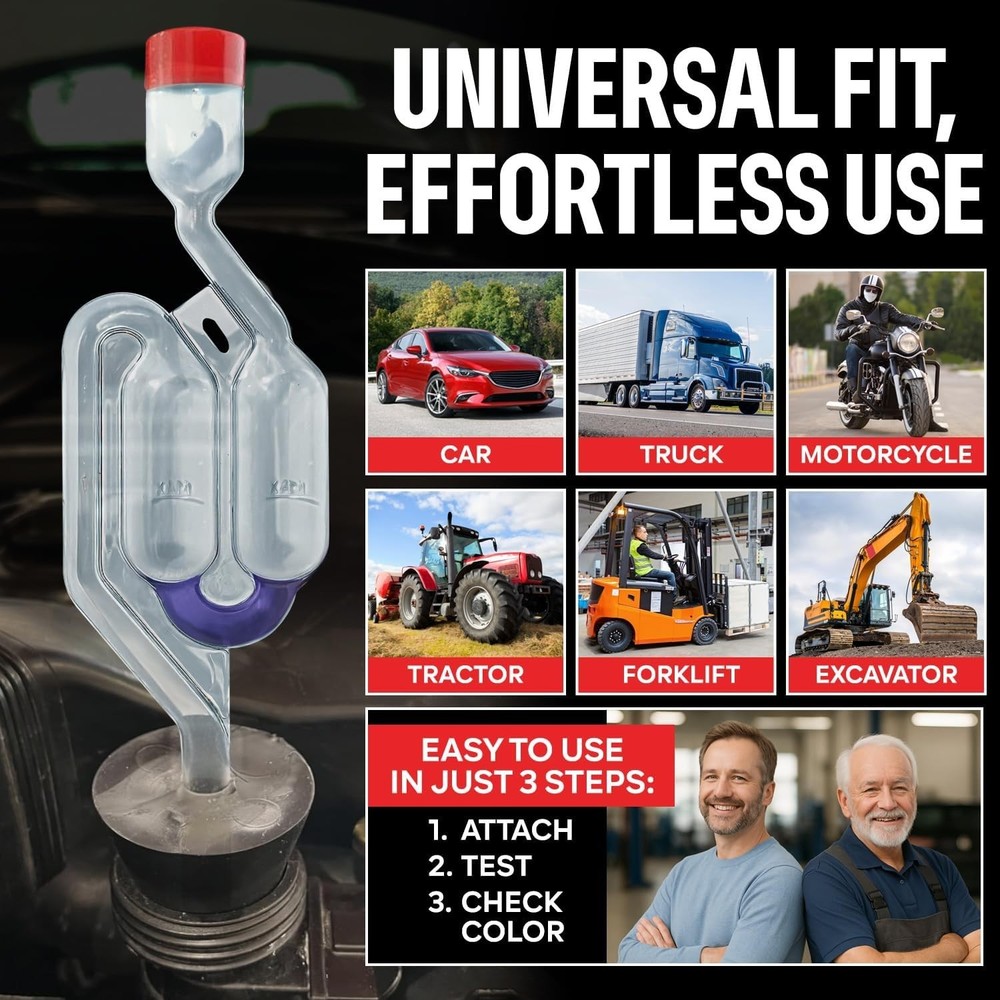 Essential Engine Maintenance Kit - Combustion Leak Testing with 100+ Uses