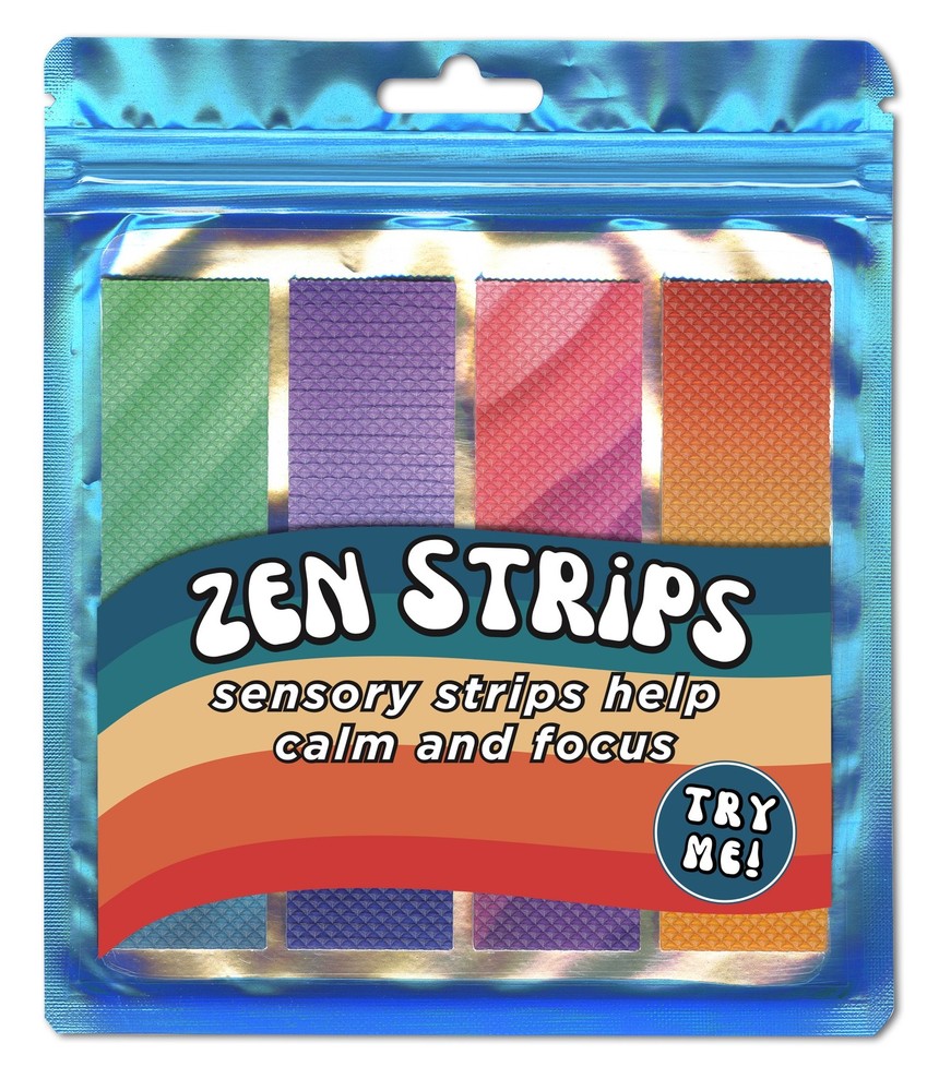 Zen Strips Sensory Strips 4/Pkg-Bumpy Gradient
