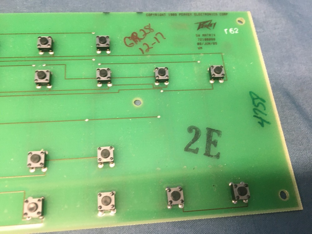 Peavey DPM-3se Keyboard Panel Switch Matrix Board