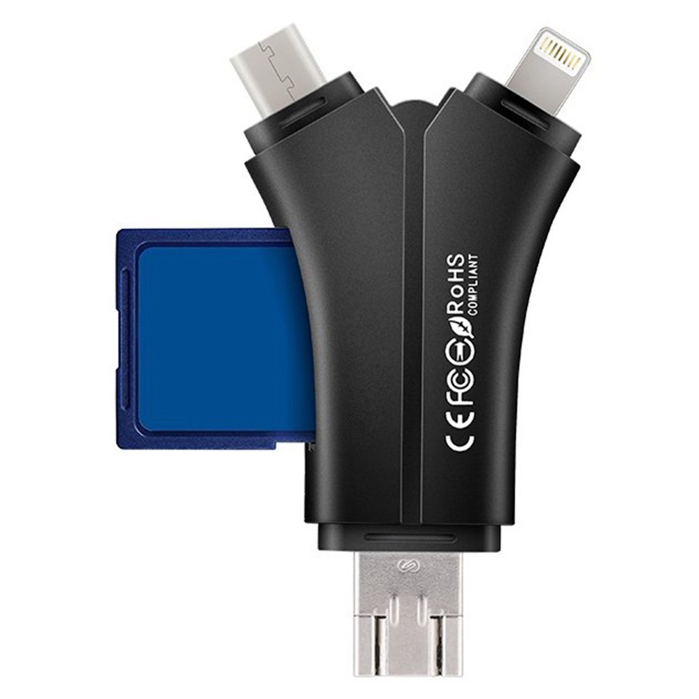 Camera Memory Card Reader Adapter for iPhone Android Photography Tool