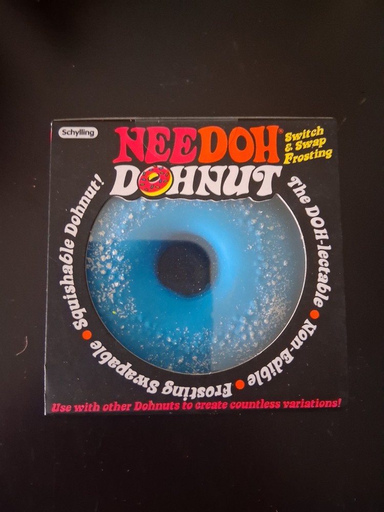 Nee Doh Dohnut Blue With Sugar