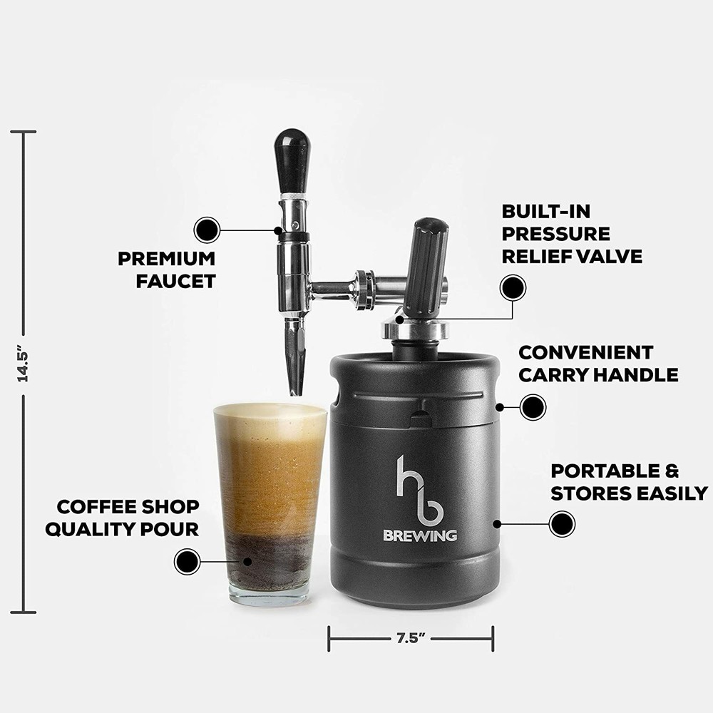 HB Brewing Nitro Cold Brew Coffee Maker