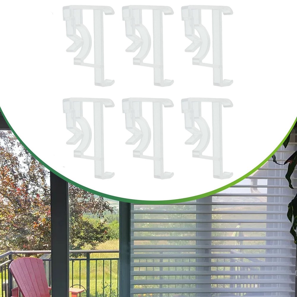 Curtain Clips Brackets Office Plastic School Support Accessories Clear