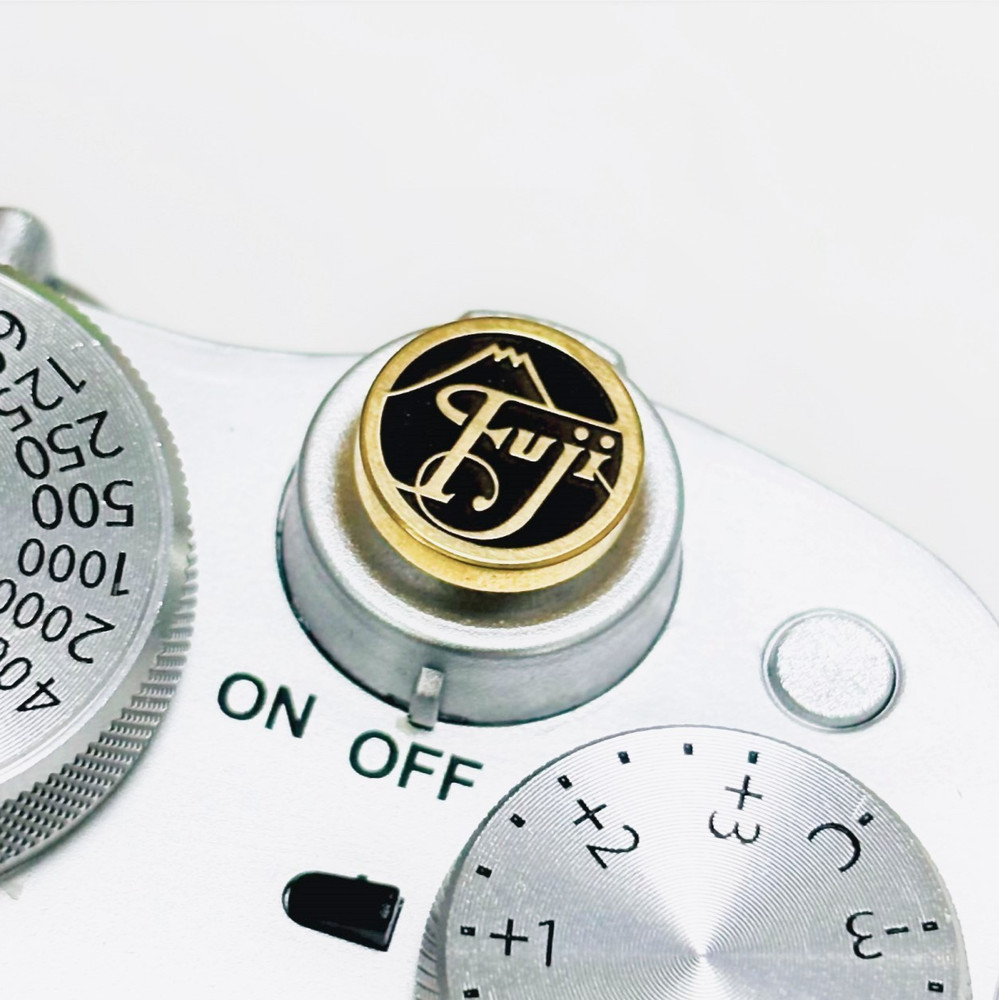 Fujifilm soft release button - Silver camera shutter button for Fuji X Series