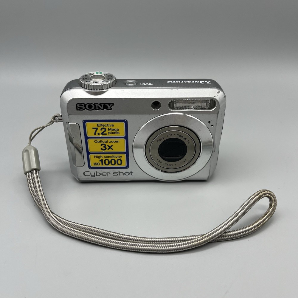 Sony Cyber-shot DSC-S650 7.2MP Compact Digital Camera Includes Memory Card