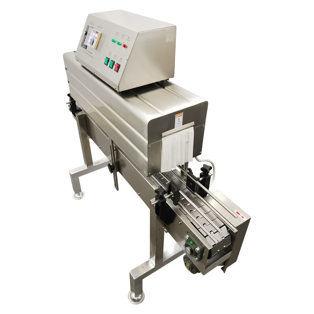 220V 7KW Fully Auto Bottle Mouth Label Thermal Heat Shrink Machine 3PH