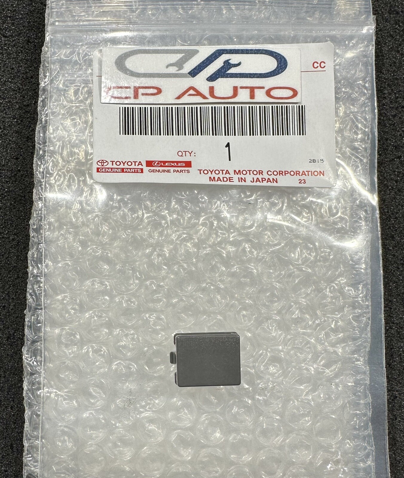 04 - 08 TOYOTA SOLARA SHIFT LOCK RELEASE BUTTON SHIFTER TRIM COVER CAP GRAY NEW