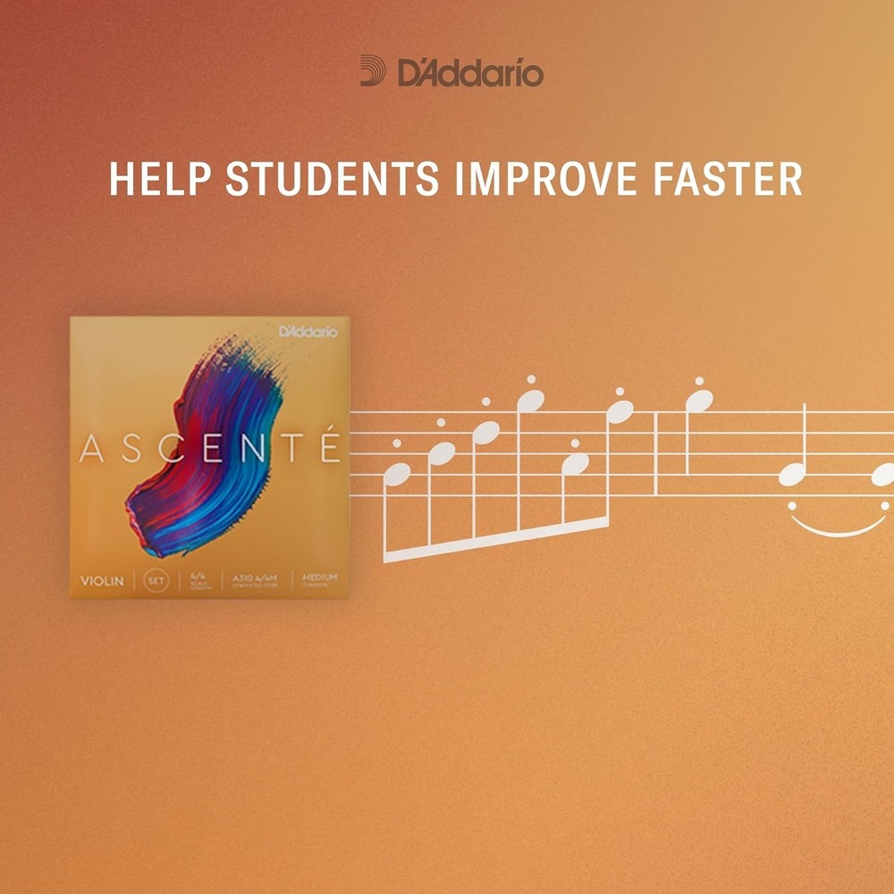 USA-Made Violin Strings, 4/4 Scale, Optimized for Performance and Durability