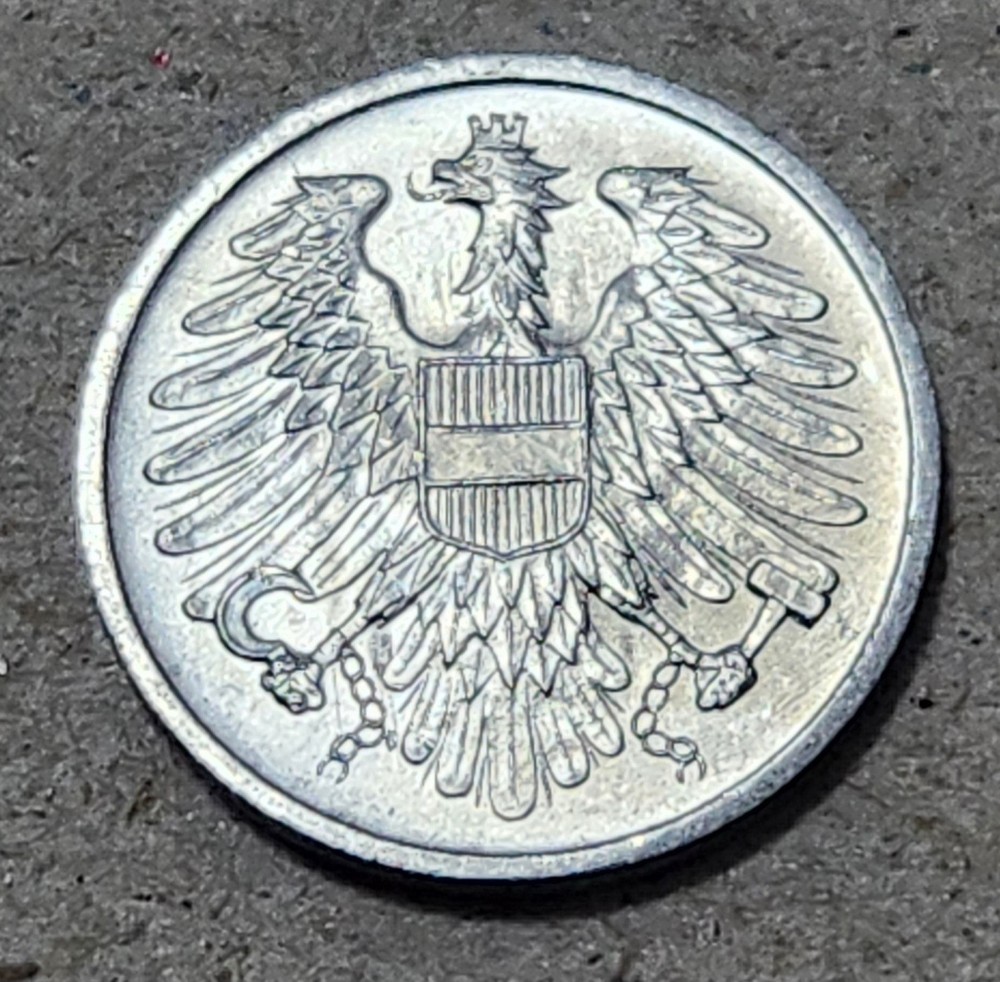 AUSTRIA 🇦🇹 TWO (2) GROSCHEN COIN 1968