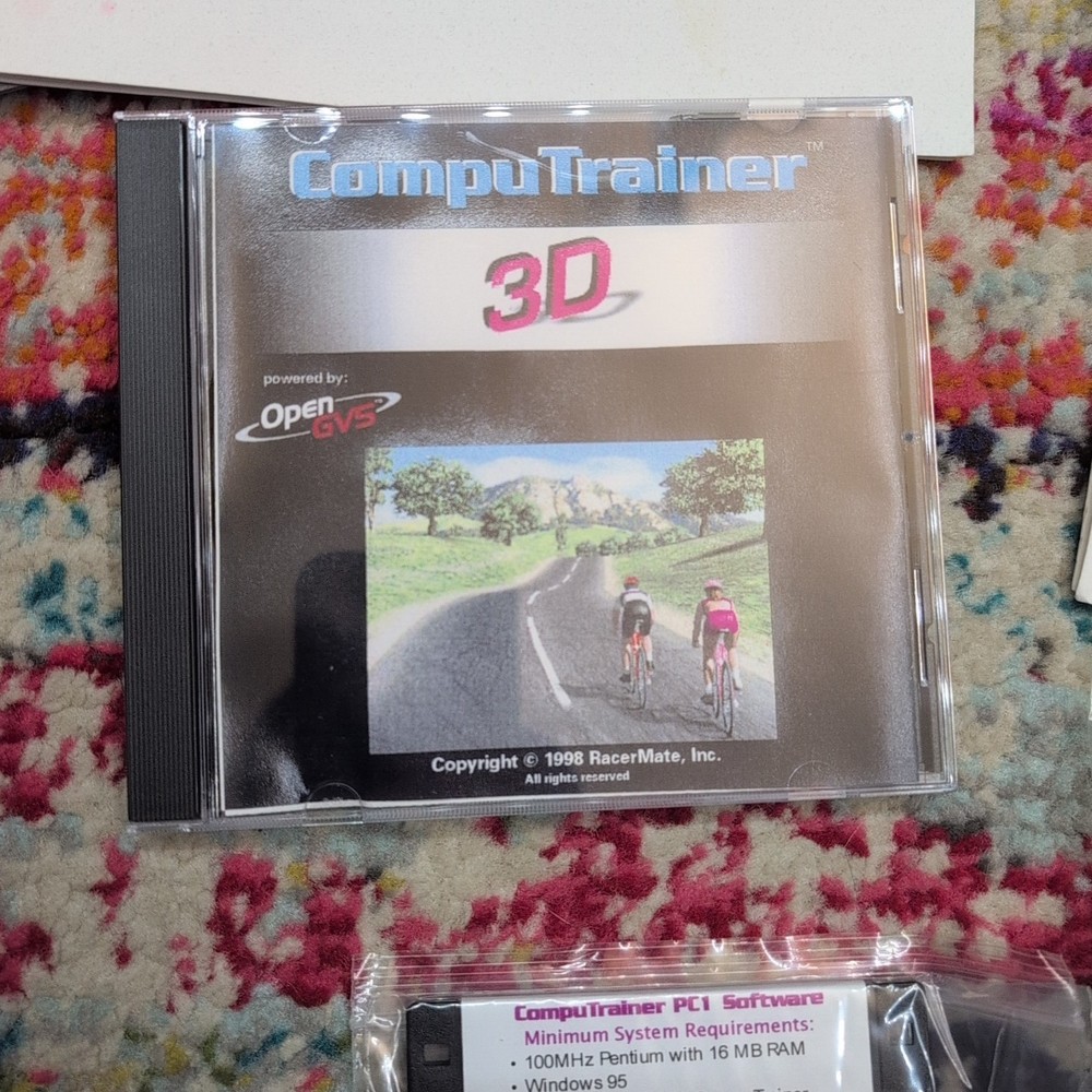 RacerMate CompuTrainer Pc1 Version, 8001/2 Software, 3D, Spinscan Etc