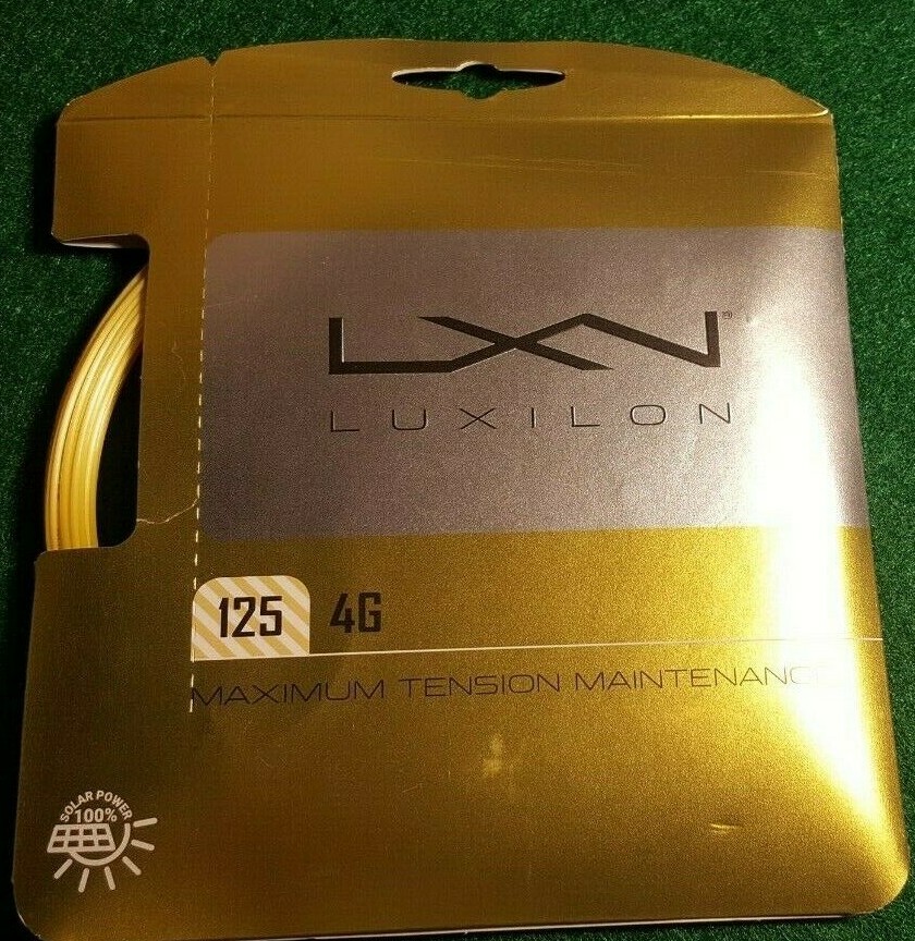 NEW LUXILON 4G 125 TENNIS STRING!!!