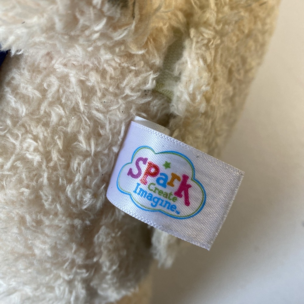 Spark Create Imagine Interactive Learning Plush Bear for Child, No Books (E1)
