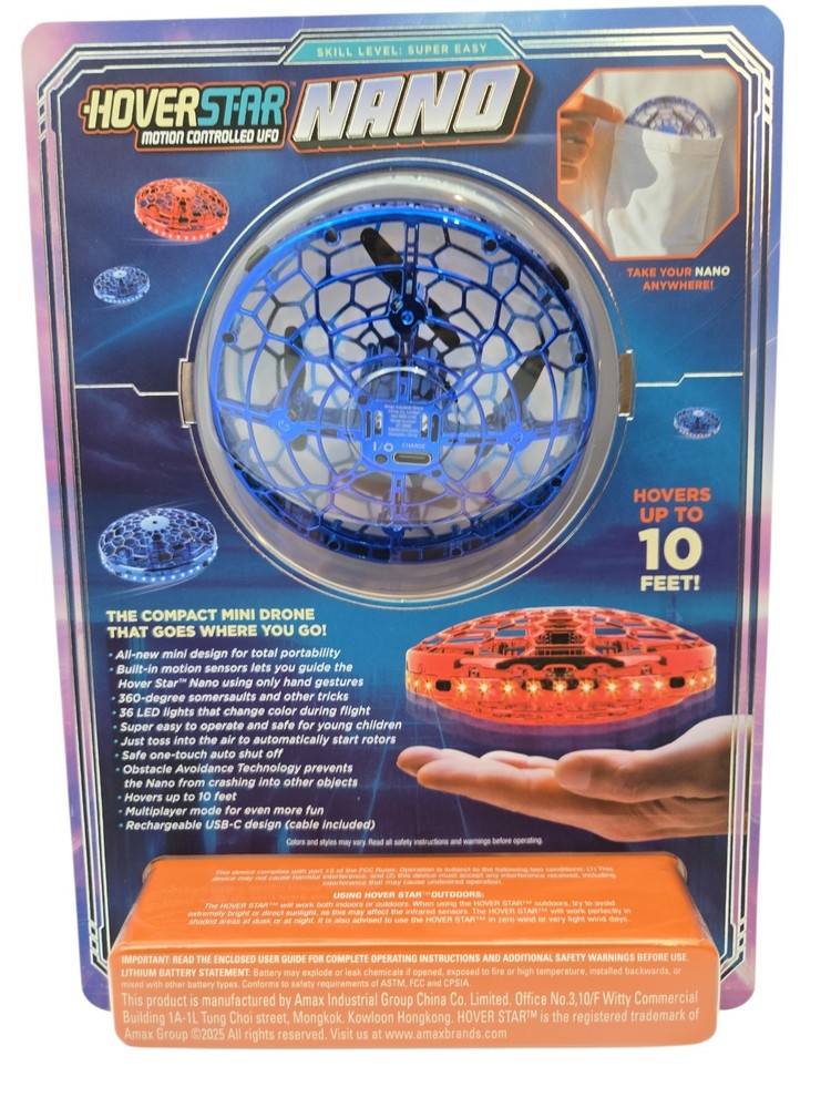 Hover Star Nano Motion Controlled Edition - Compact - Blue
