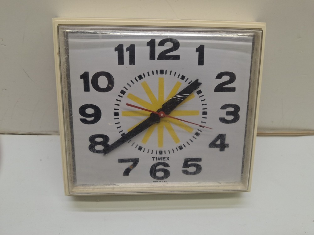 Vintage Timex Wall Clock A108A