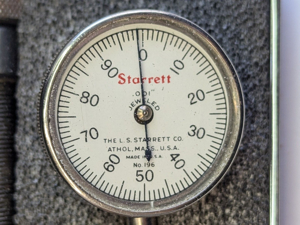 STARRETT 196 DIAL INDICATOR SET / Incomplete Set