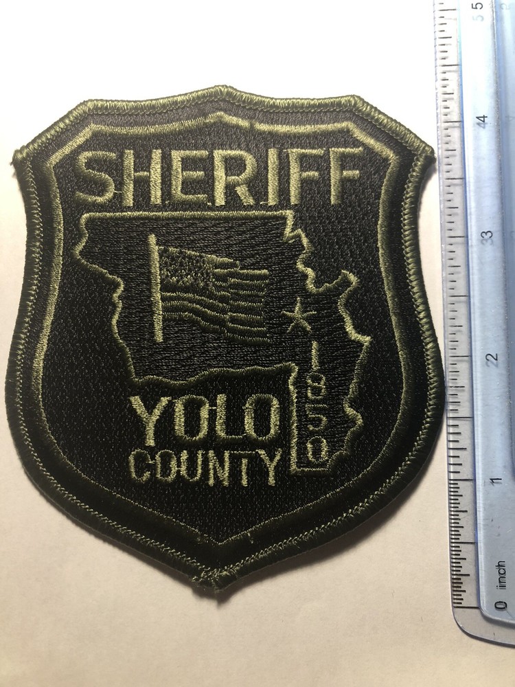 Yolo County California Sheriff Patch ~ Subdued