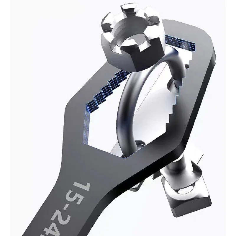 8-24mm Universal Torx Wrench Self-tightening Adjustable Both Ends Spanner Tools