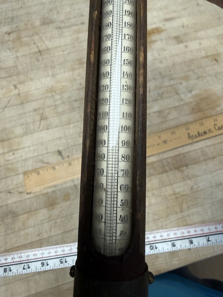 Antique Rare wood Hydrometer
