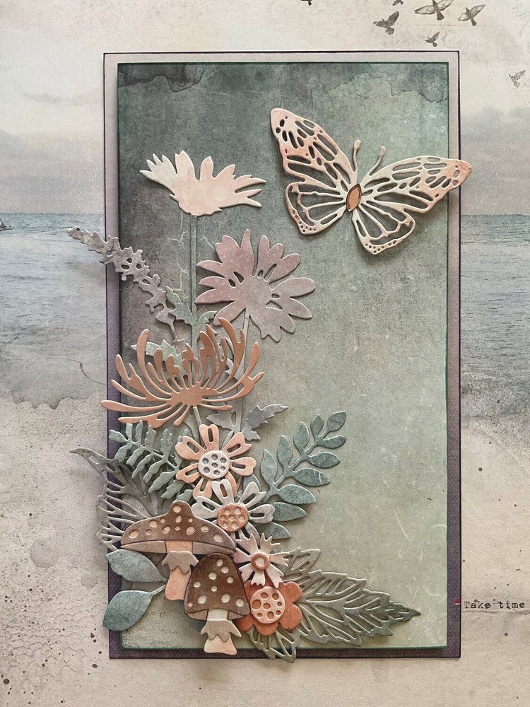 Sizzix Thinlits Scribbly Butterflies 4-PK set #664409 Retail $22.99 by Tim Holtz