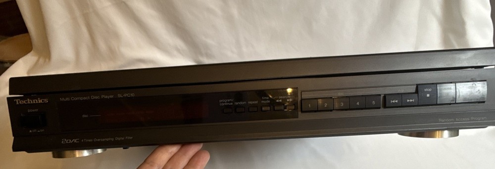 Technic SL-PC10 Multi Compact Disc Player - 5 Disc Changer Works Sounds Great 🔥