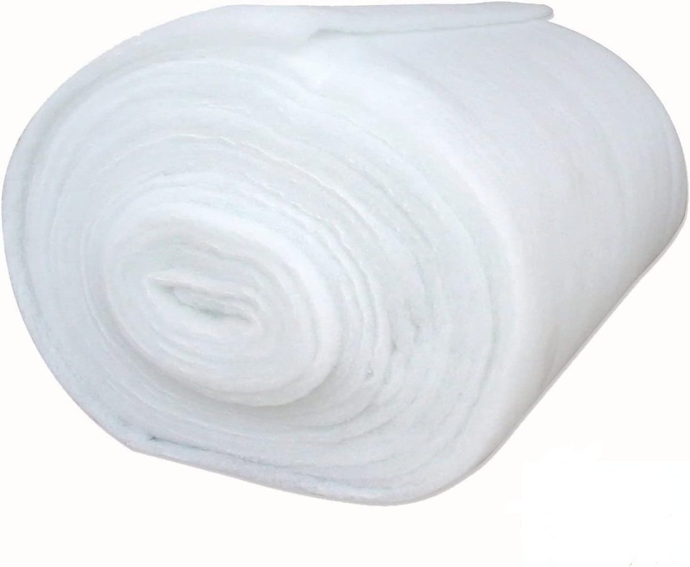 Versatile 48" Dacron Polyester Batting - 5 Yards for Crafting & Upholstery Needs