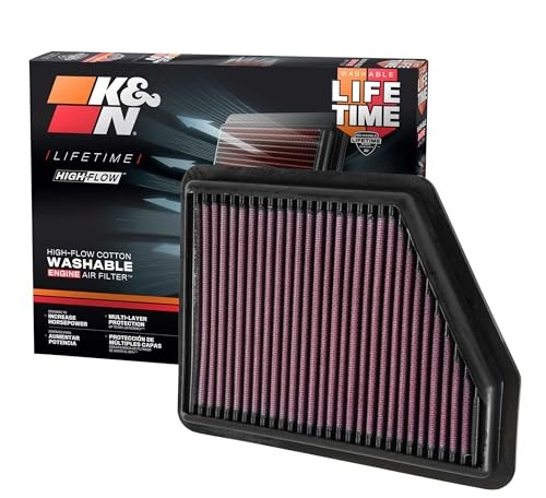 High-Flow Original Lifetime Engine Air Filter: Increase Power: Premium,