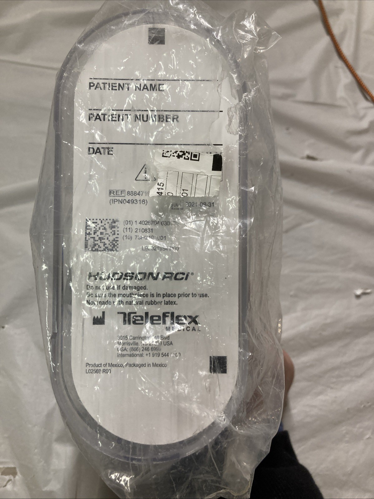 Voldyne 5000 Volumetric Excerciser Incentive Deep Breathing Teleflex New!