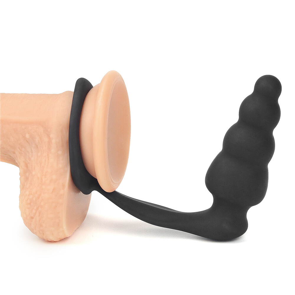 Combo Master Cockring Plug, Penis Ring & Self Anal Plug