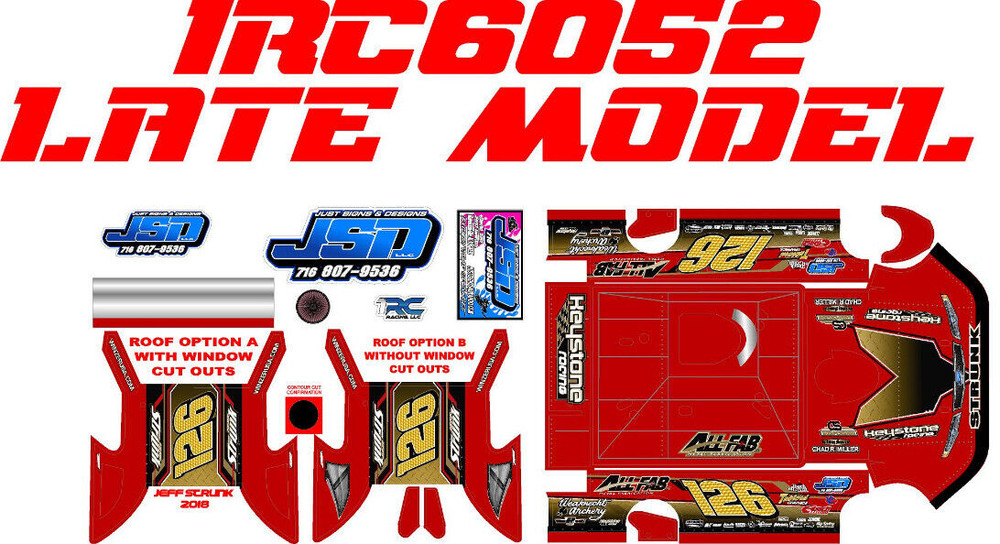 1RC LATE MODEL 1RC6052 WRAP JEFF STRUNK THEME