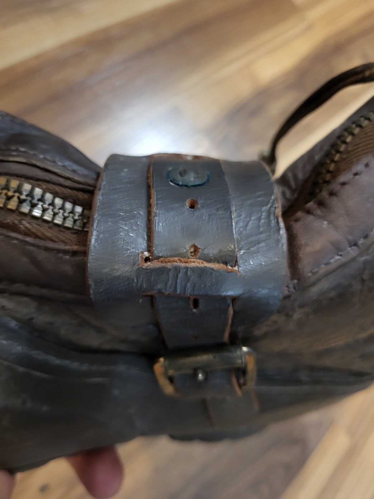 WWII WW2 Sheepskin Leather US AF Army Air Force AN-T-35 Pants & A6 Flight Boots