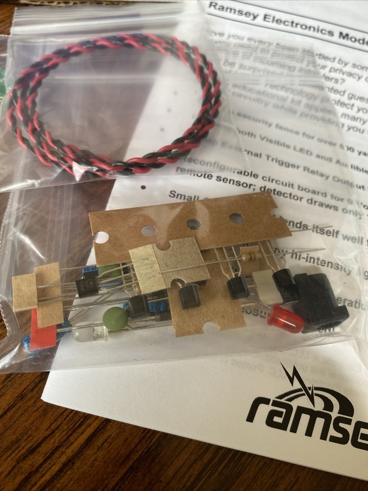 Vintage Ramsey Electronics LTS1 Laser Trip Sensor Kit New Old Stock