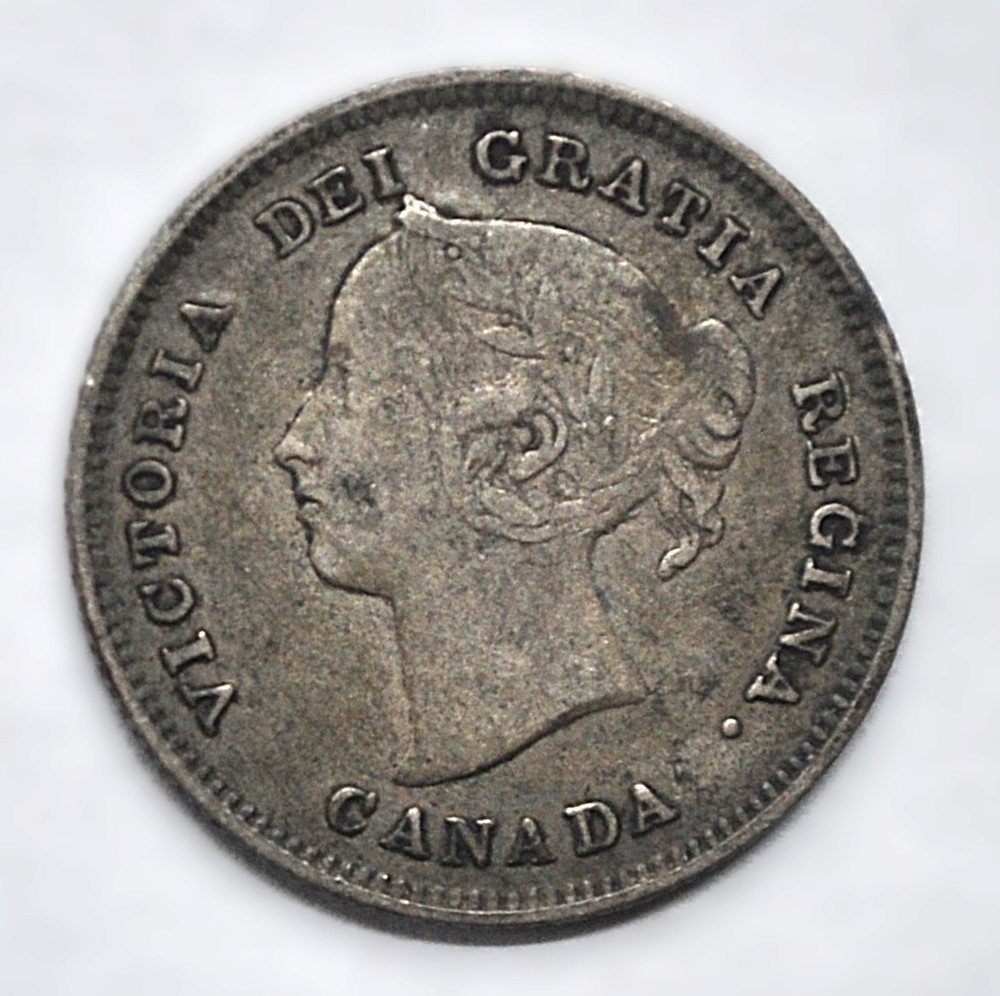 1891 Canada 5 cents - Obverse 5