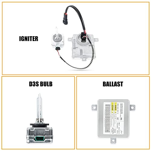 Xenon Headlight Ballast Control Unit Module with Igniter and D3S Bulb