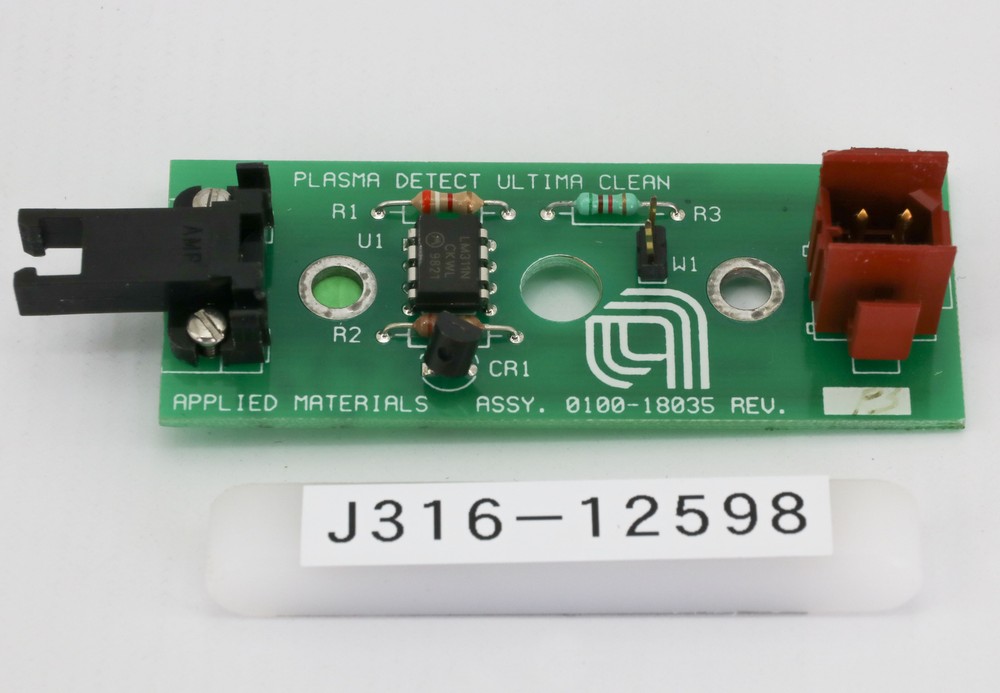 12598 APPLIED MATERIALS PCBA, PLASMA DETECT, ULTIMA CLEAN 0100-18035