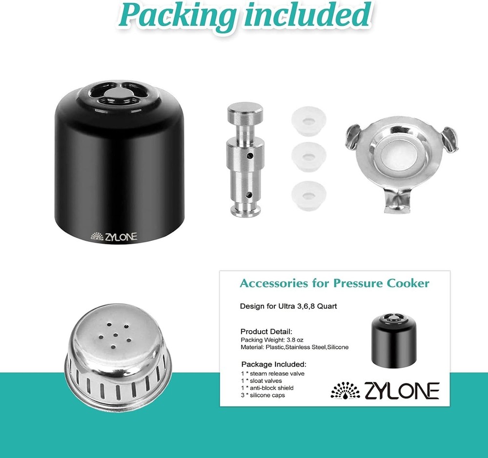 High-Quality Replacement Float Valve & Silicone Caps for Instant Pot Duo Series